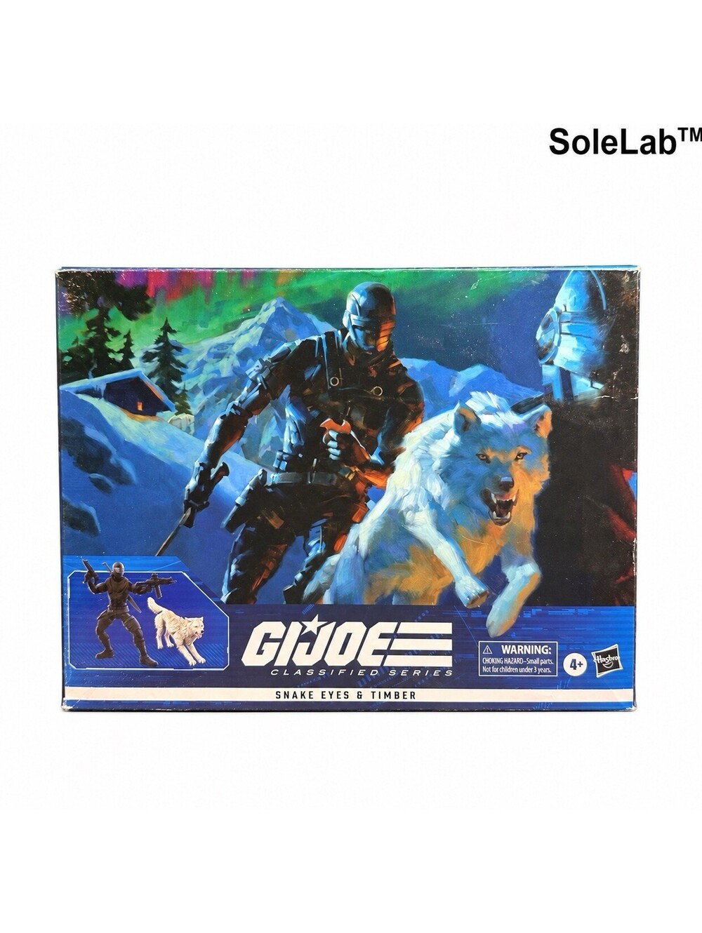 G.I. Joe Classified Series #52 Snake Eyes & Timber Complete w Box F4321
